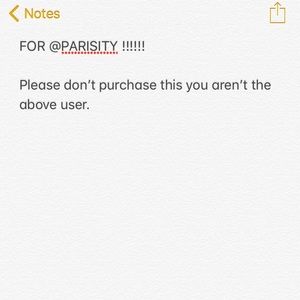 For @parisity